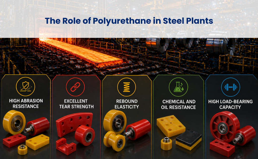 role of polyurethane components in steel plants