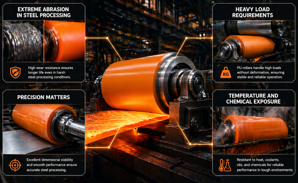 why wear resistant rollers for steel industry